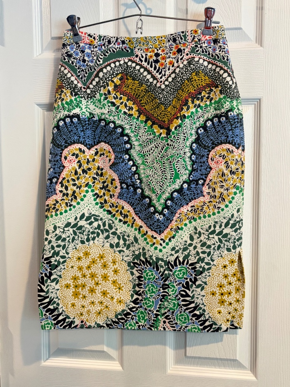 Anthropologie Mouilenette Souers Riverwood Pencil Skirt sz 0